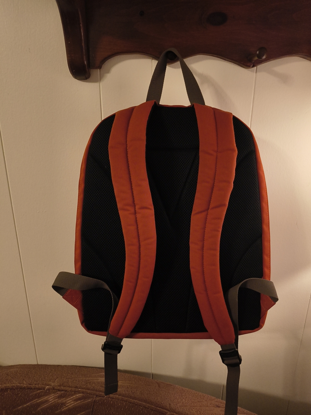 Vintage Timberland Rust Orange Canvas Backpack - Picture 4 of 6